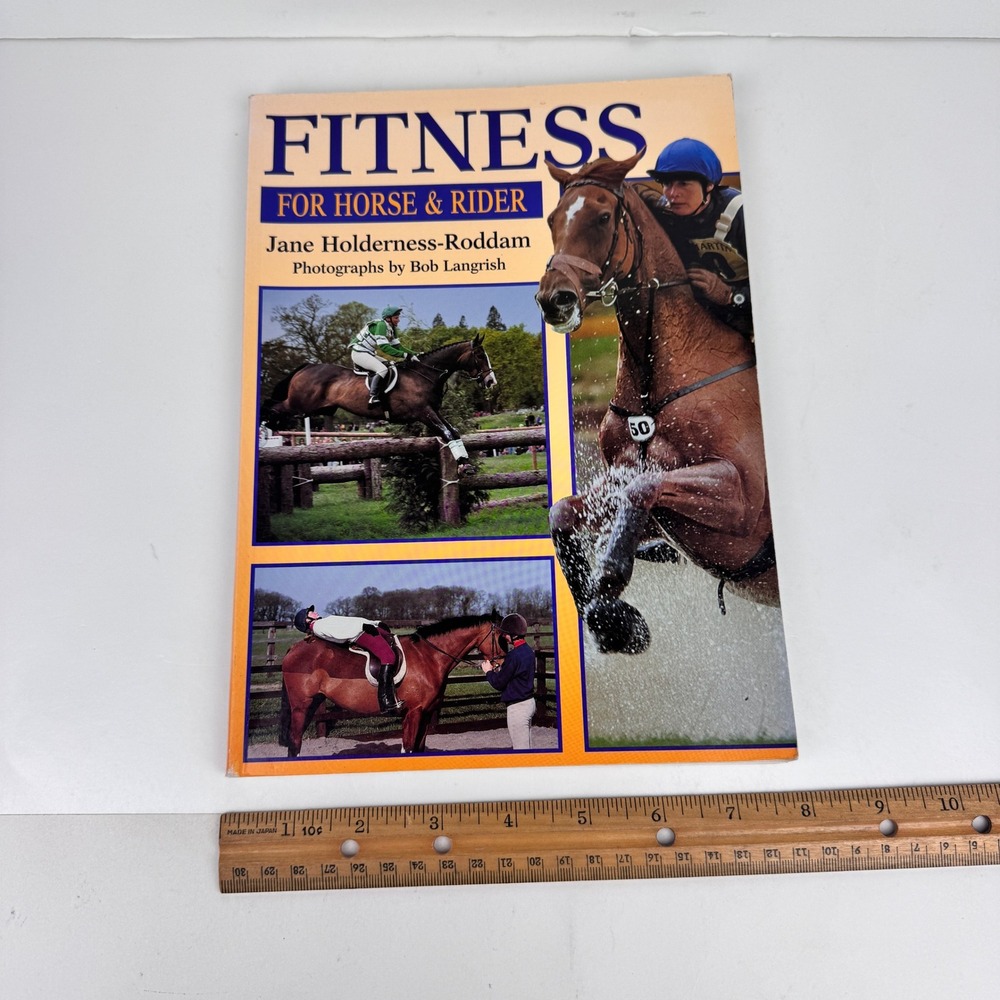 2003 Fitness For Horse and Rider Paperback Book Jane Holderness Roddam Pictures‎